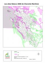 Cartes des sites Natura 2000 en 17